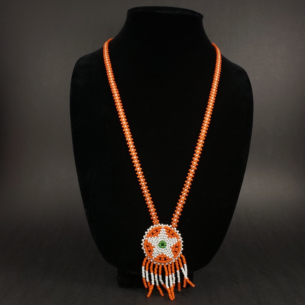 💥CLOSING SALE💥 Beaded Boho Pow Wow Necklace